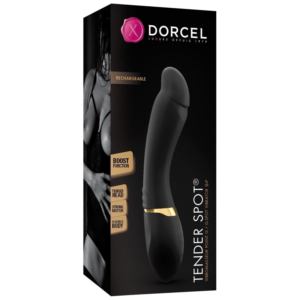 gode vibrant tender spot dorcel 135 x 4cm 1