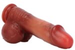 gode vibrant va et vient reversy 15 x 5cm marron 5