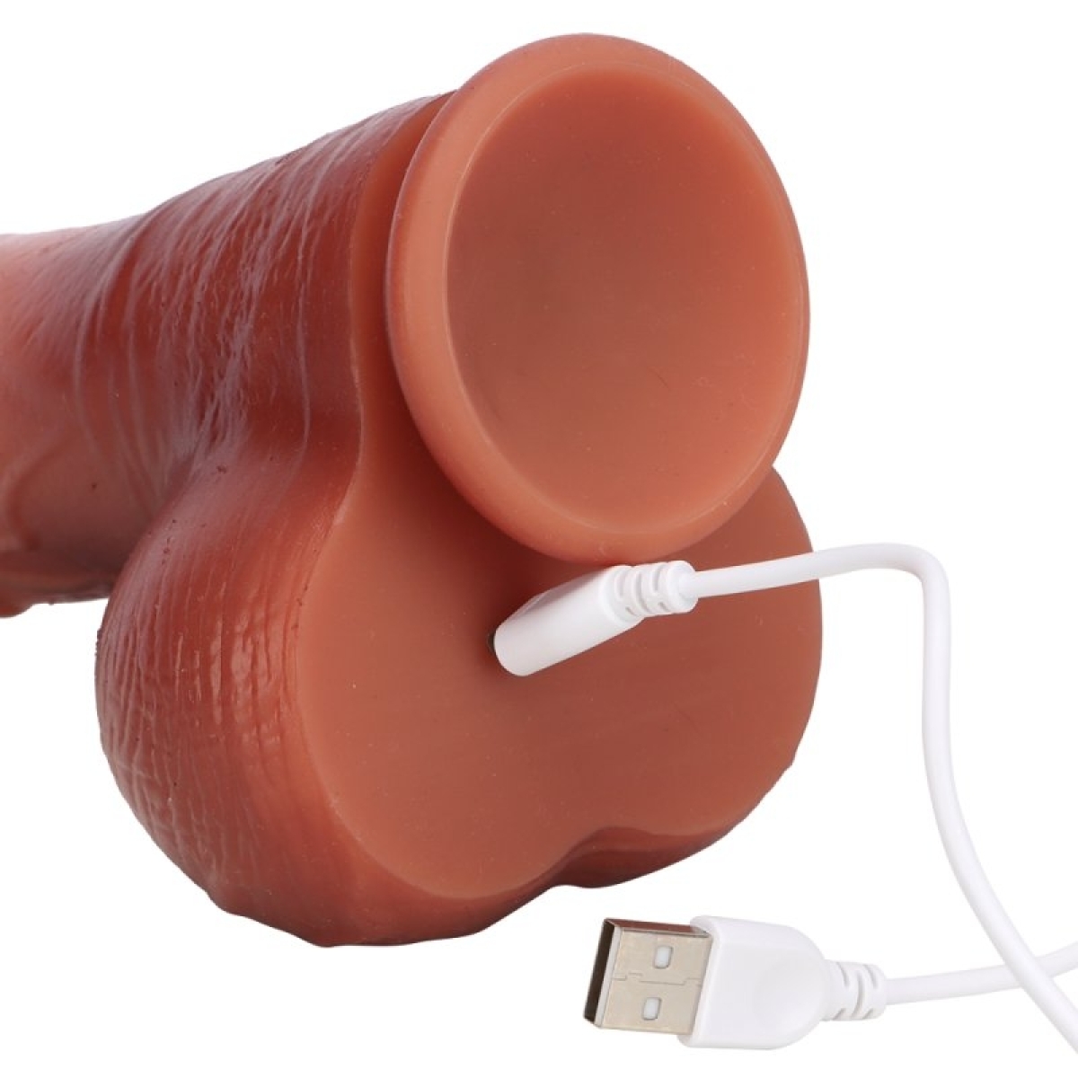 gode vibrant va et vient reversy 15 x 5cm marron 6