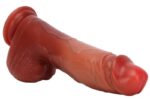 gode vibrant va et vient reversy 16 x 55cm marron 4