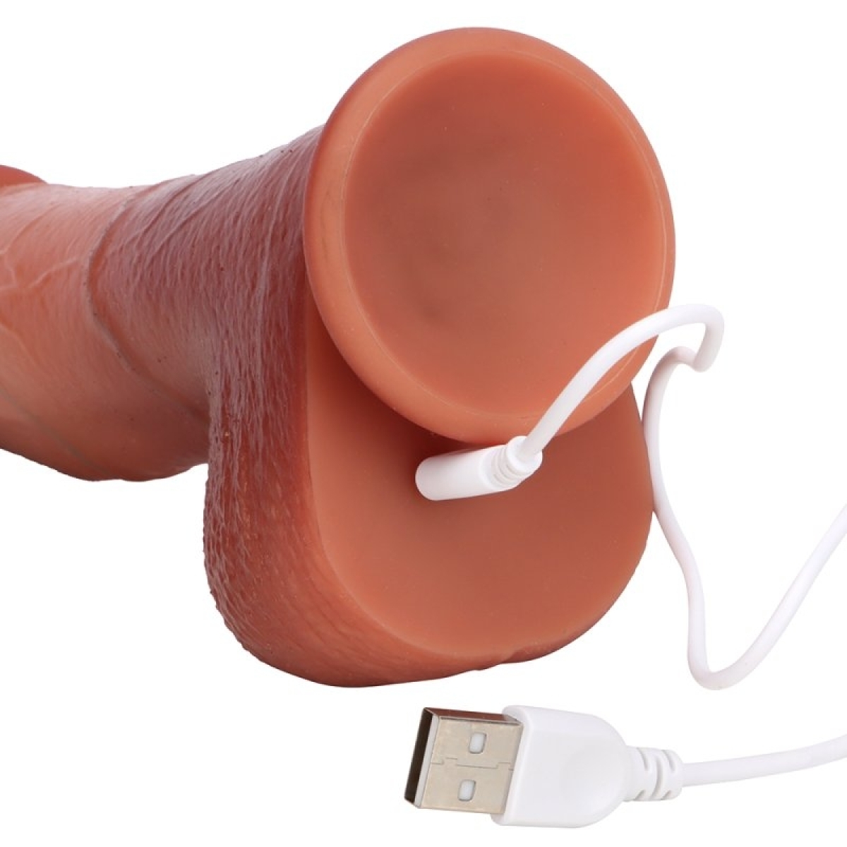 gode vibrant va et vient reversy 16 x 55cm marron 8