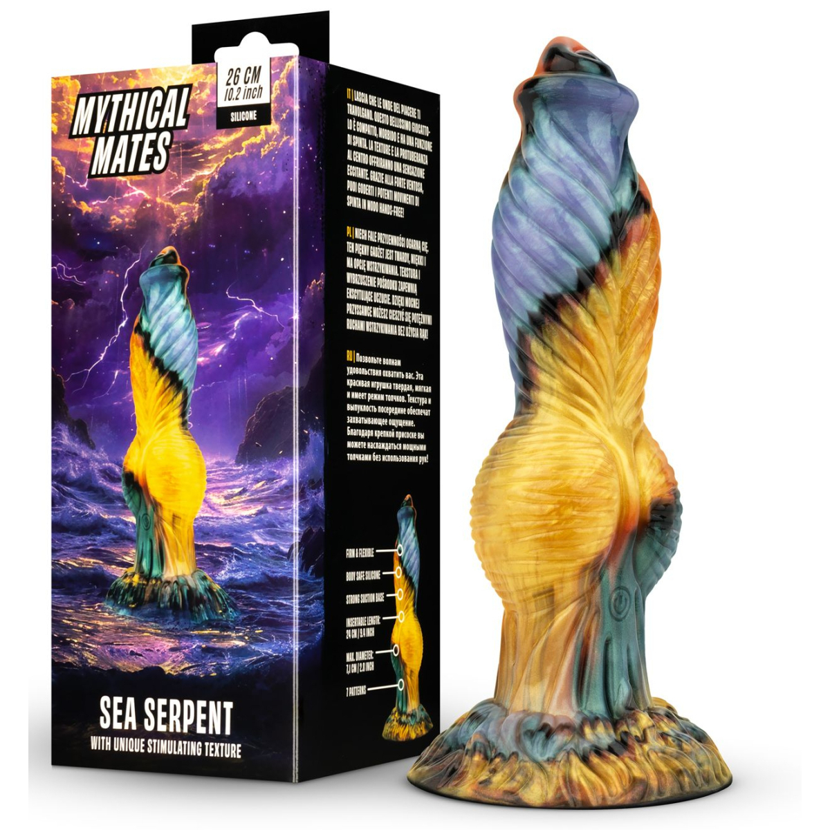 gode vibrant va et vient sea serpent 22 x 65cm 1