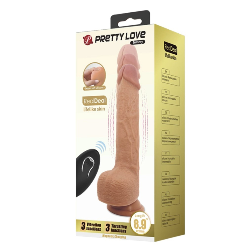 gode vibrant va et vient tommy pretty love 16 x 4cm 1