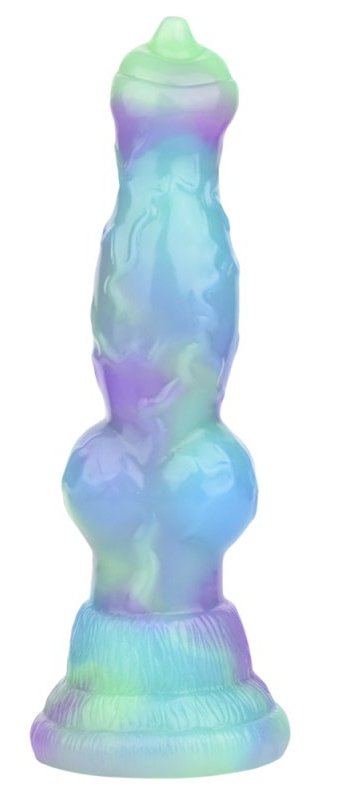 gode-wafus-16-x-45-cm-vert-violet gode wafus 16 x 45 cm vert violet