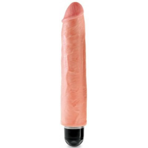 gode xl vibrant king cock stiffy 25cm flesh