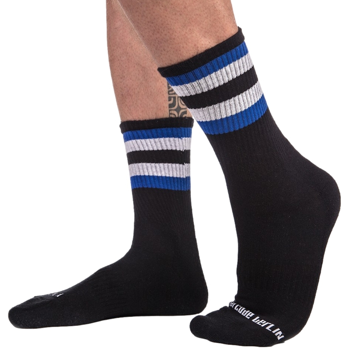 half fetish socks stripes 139