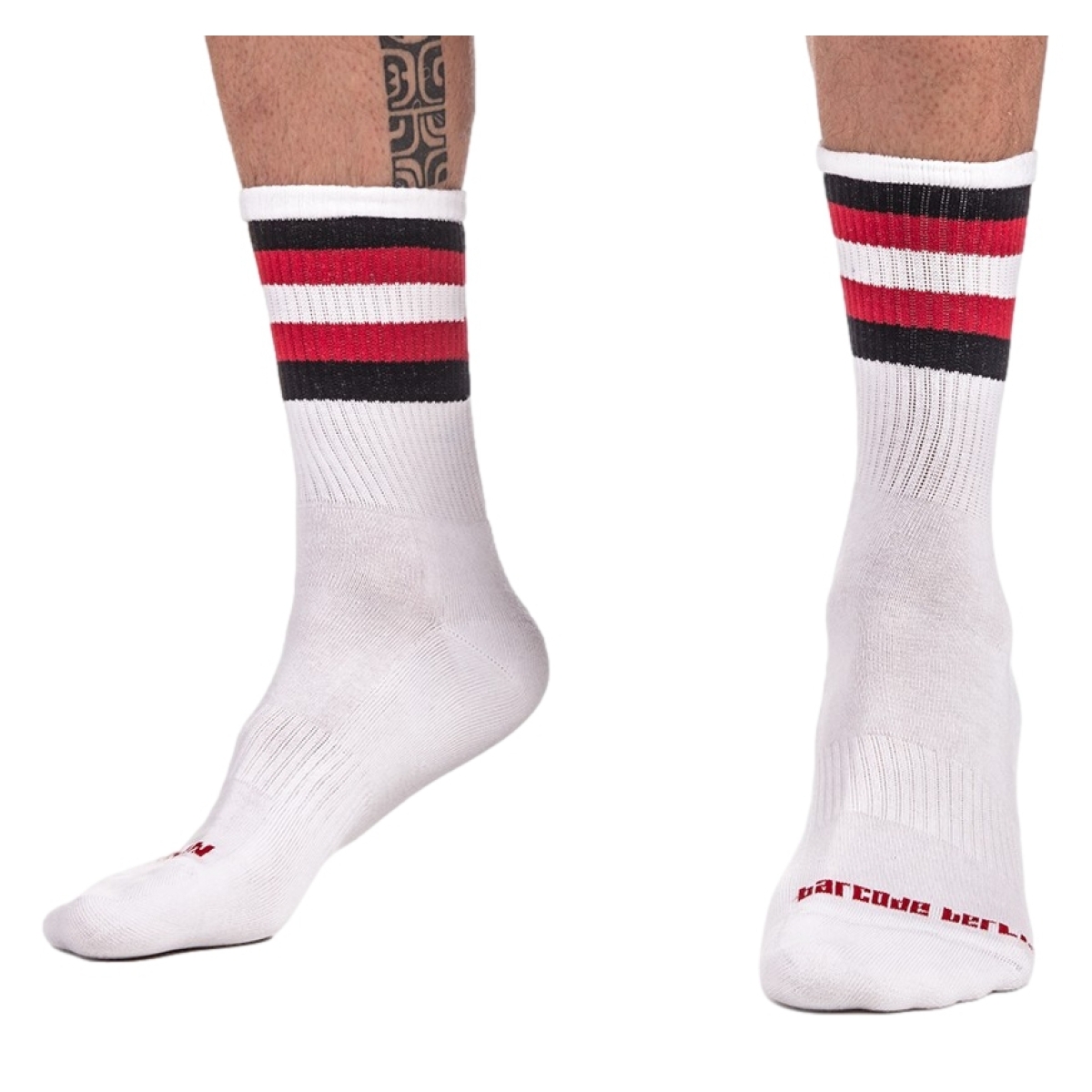 half fetish socks stripes 225