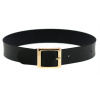 harajuku punk rock leather collar golden black