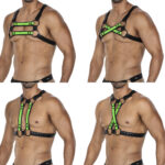 harnais 4way noir vert