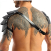 harnais avec epaule ecailles one armor simili noir 1
