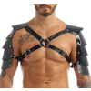 harnais avec epaules armors simili noir