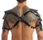 harnais avec epaules armors simili noir 6
