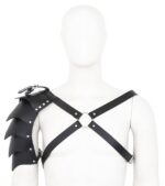 harnais avec epaulette gladiator simili noir