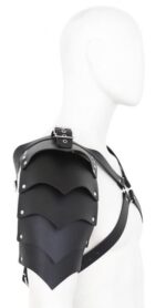 harnais avec epaulette gladiator simili noir 3