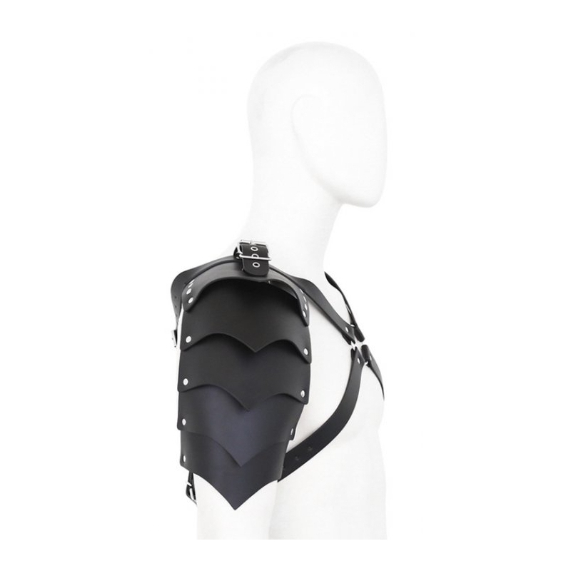 harnais avec epaulette gladiator simili noir 3