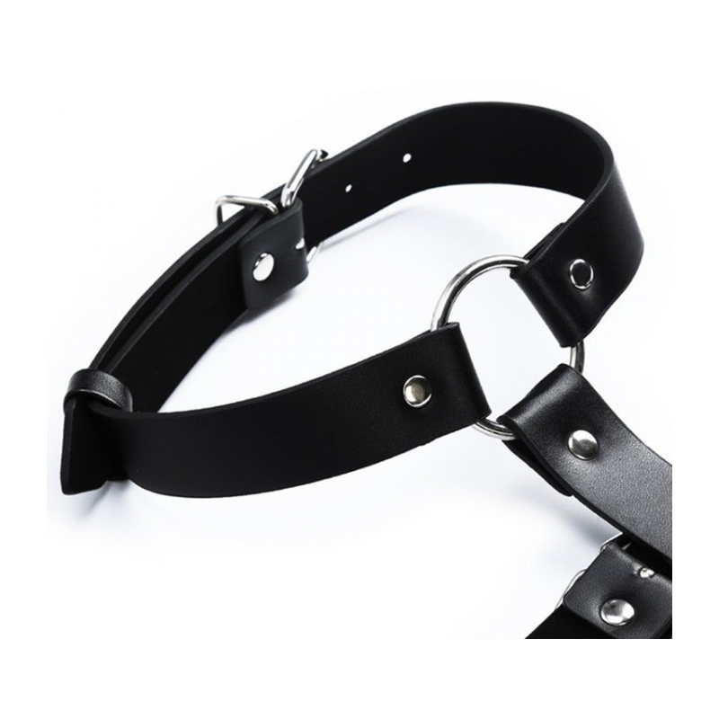 harnais chest belt noir 2