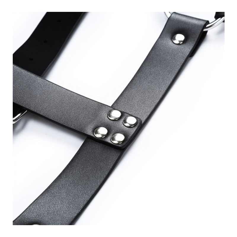 harnais chest belt noir 3