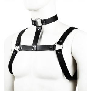 harnais chest belt noir