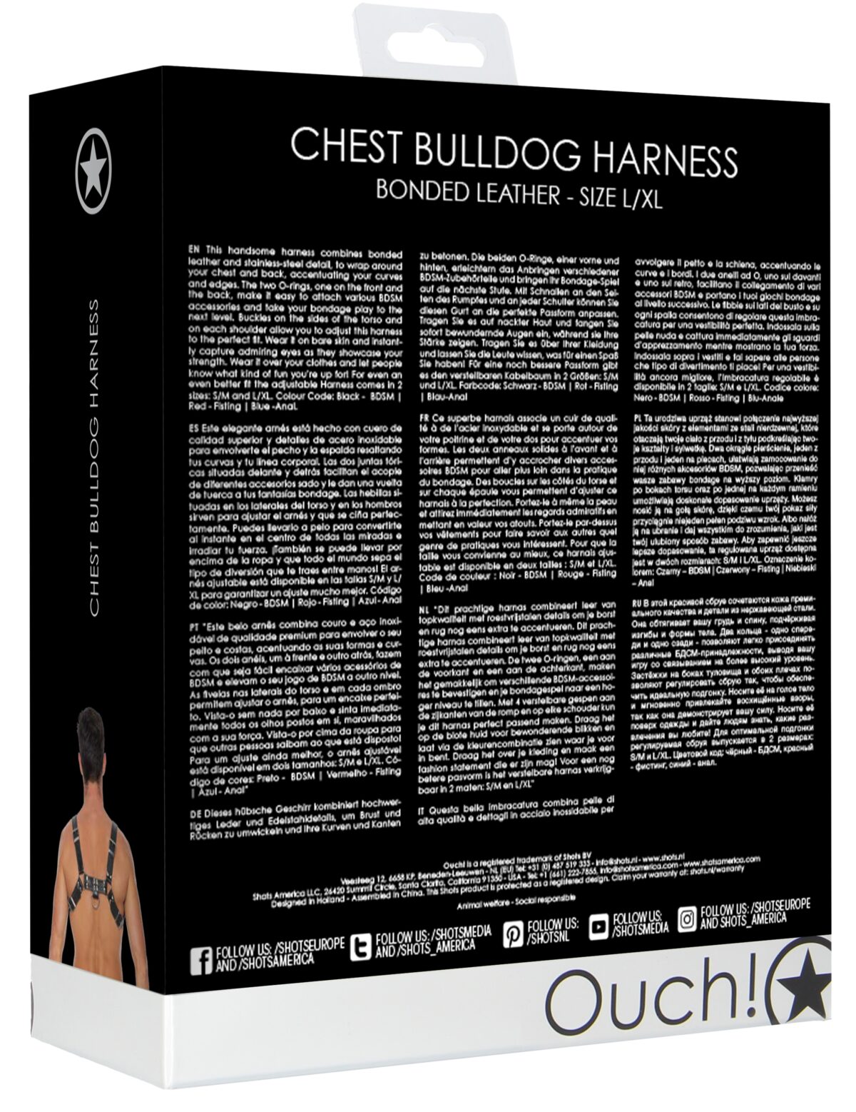 harnais chest bulldog noir 4 scaled