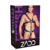 harnais complet en cuir avec anneau penien leathercock sl 5