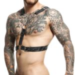 harnais cross chain dngeon gris