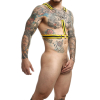 harnais cross chain dngeon noir jaune 4