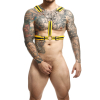 harnais cross chain dngeon noir jaune 5