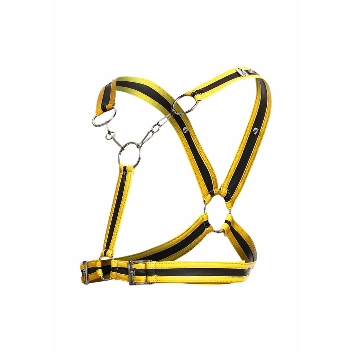 harnais cross chain dngeon noir jaune 6