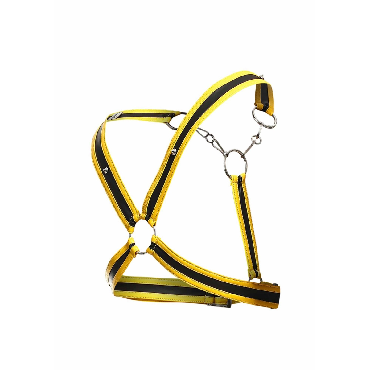 harnais cross chain dngeon noir jaune 7