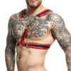 harnais cross chain dngeon noir rouge