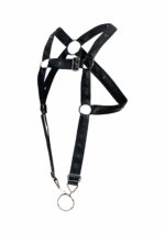 harnais cross cockring dngeon noir 6