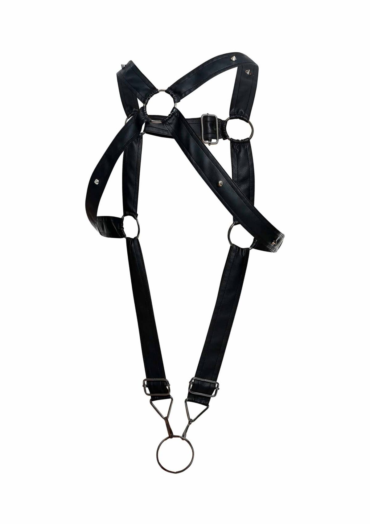 harnais cross cockring dngeon noir 7