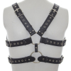 harnais double belt simili noir 1