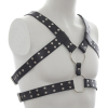 harnais double belt simili noir 2
