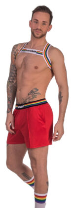 harnais elastique barcode pride blanc 6