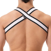 harnais elastique bottom noir blanc 1