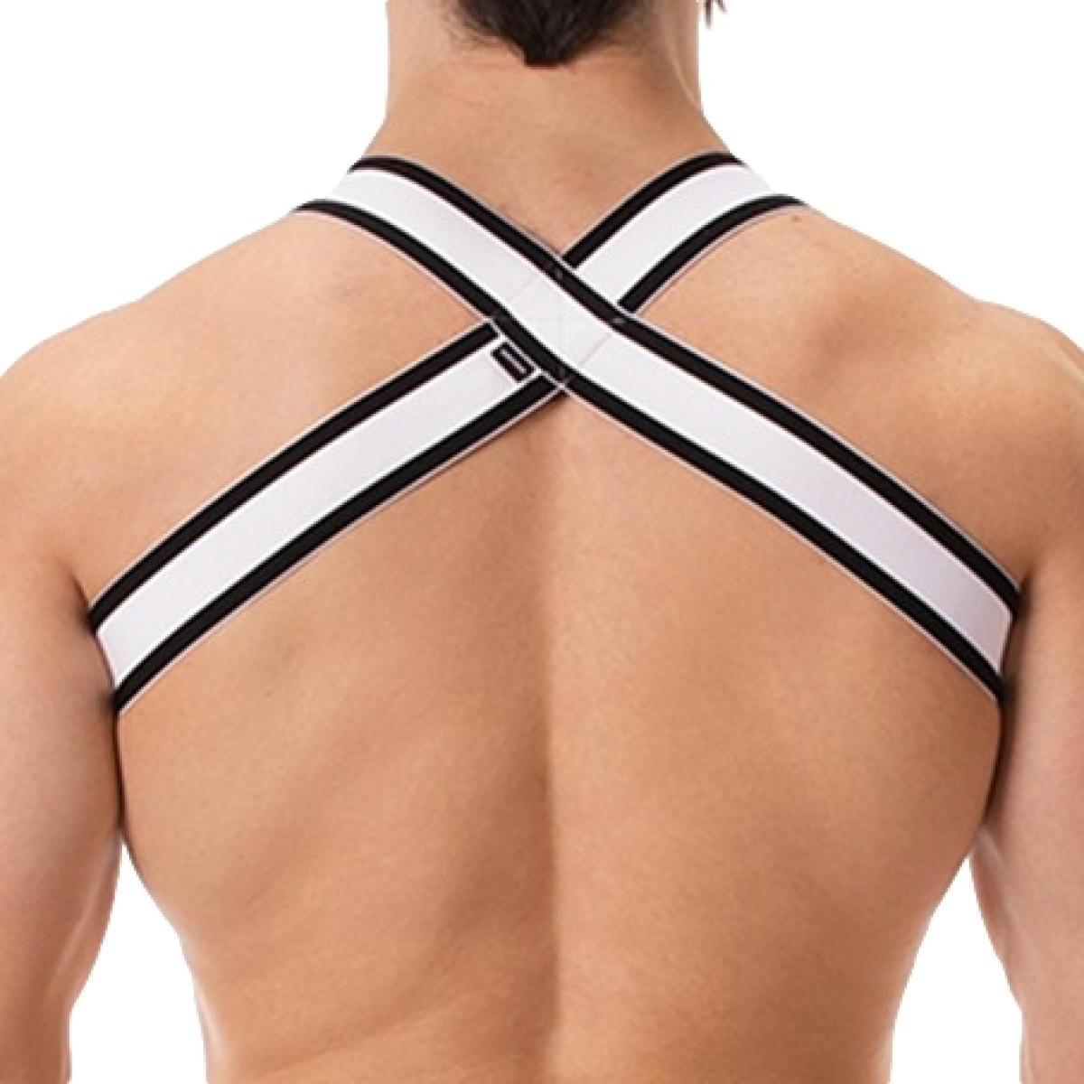 harnais elastique bottom noir blanc 1