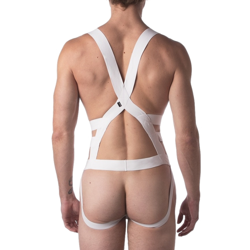 harnais elastique elon blanc 1