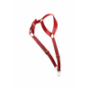 harnais elastique et cockring straight back rouge 7