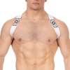 harnais elastique everette blanc