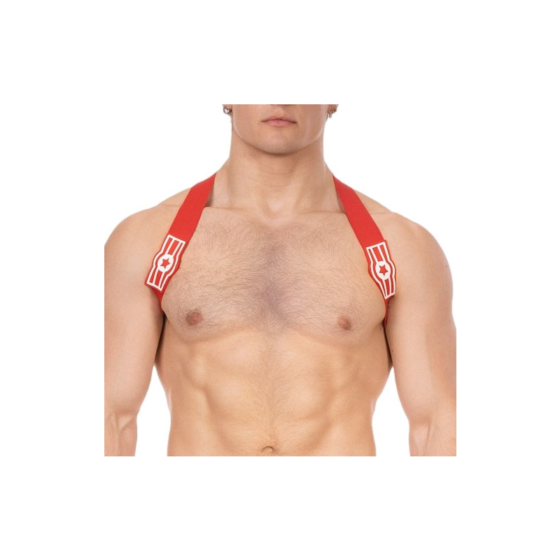 harnais elastique everette rouge