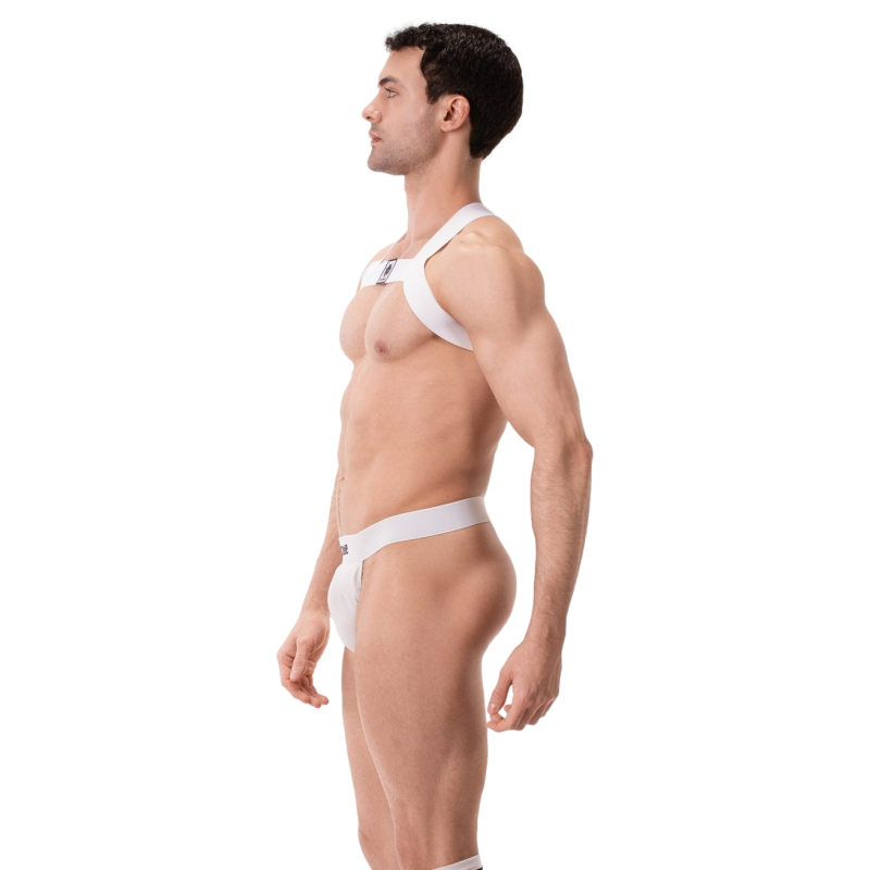 harnais elastique leonsh blanc 2