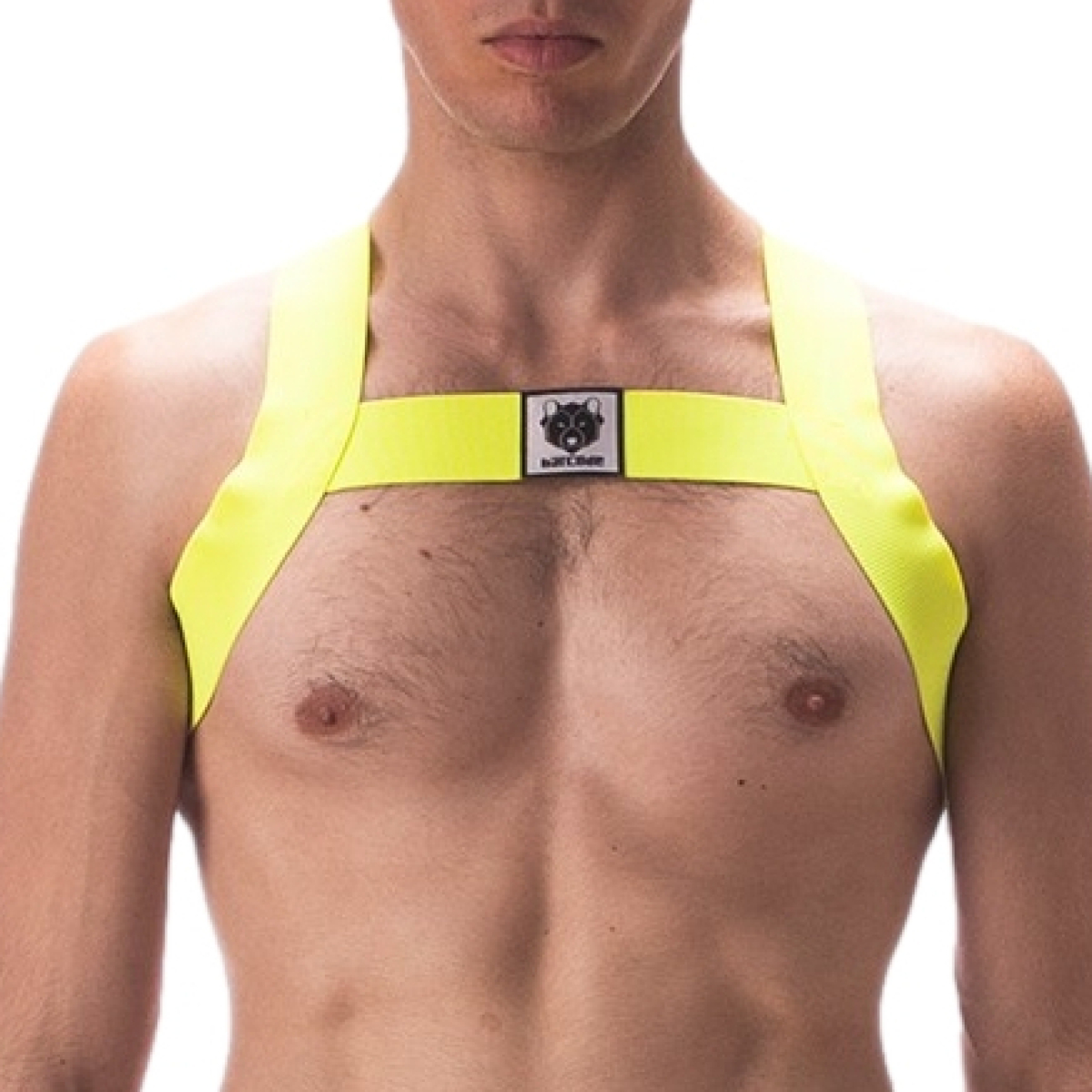 harnais elastique leonsh jaune neon