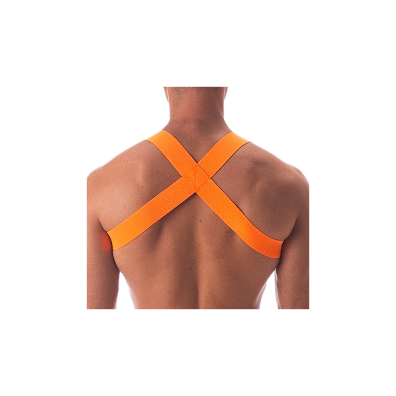 harnais elastique leonsh orange neon 1