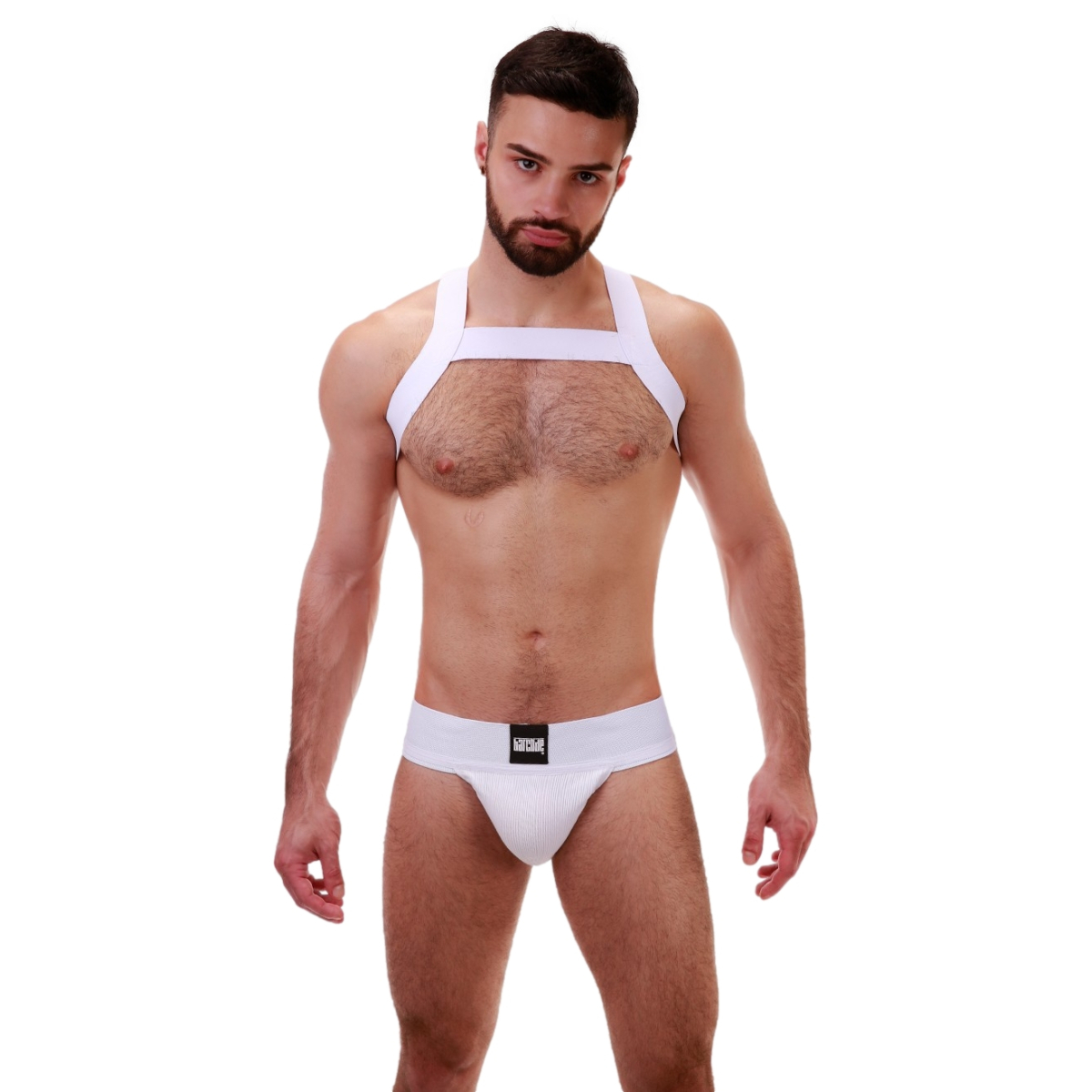 harnais elastique matt blanc 4