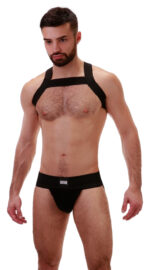 harnais elastique matt noir