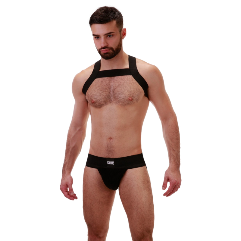 harnais elastique matt noir