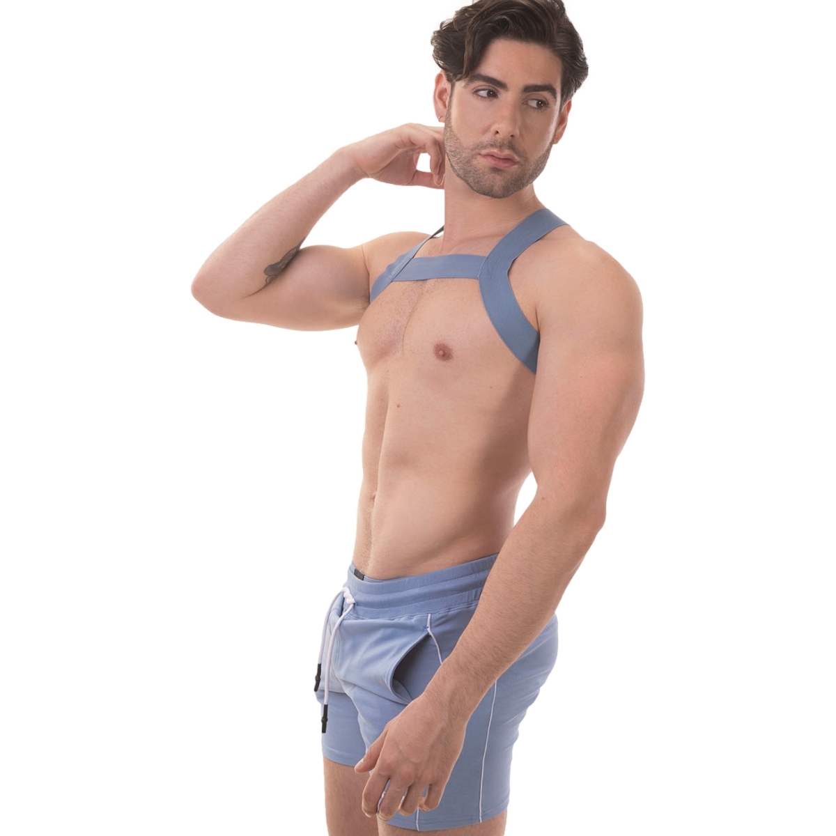 harnais elastique matt pop bleu 2