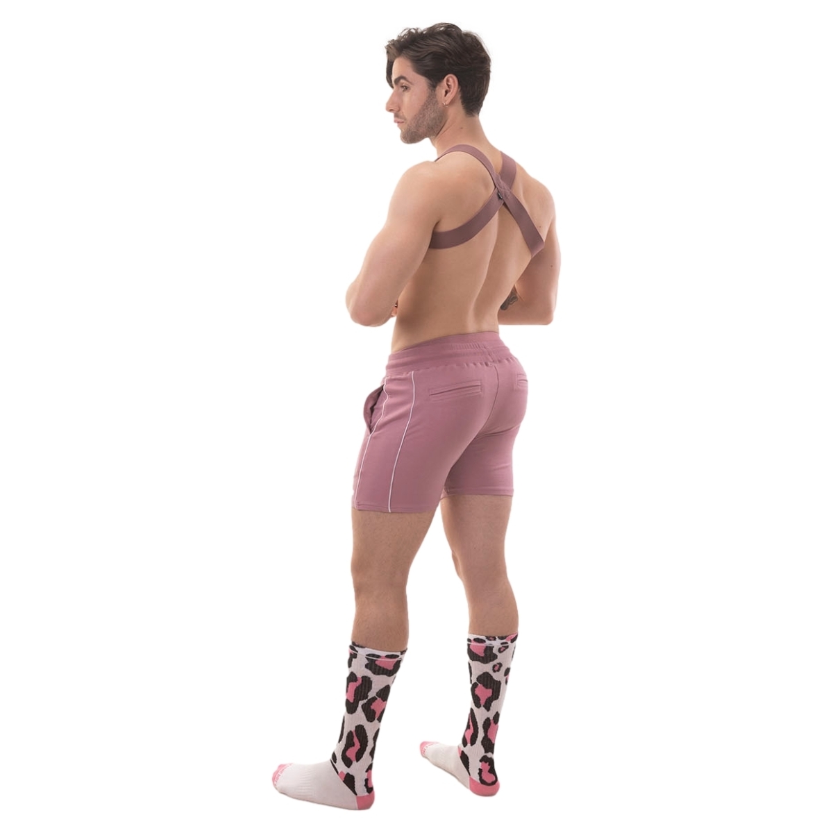 harnais elastique matt pop rose 2