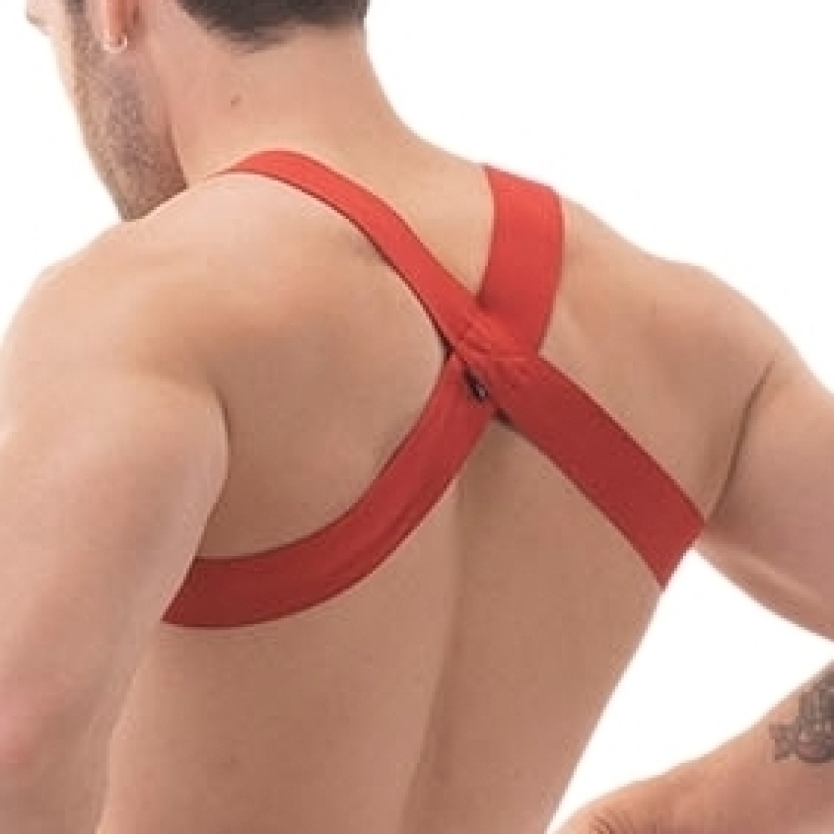 harnais elastique matt pop rouge 1